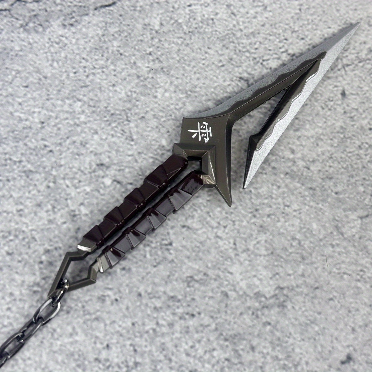 14cm 5.5inch Ninja Kunai Katana Action Figure Metal Small Sword Syuriken Anime Cosplay Prop Safe no Sharp Ninja Star Knife Real Size Japanese Katana Original Samurai Sabre Gift