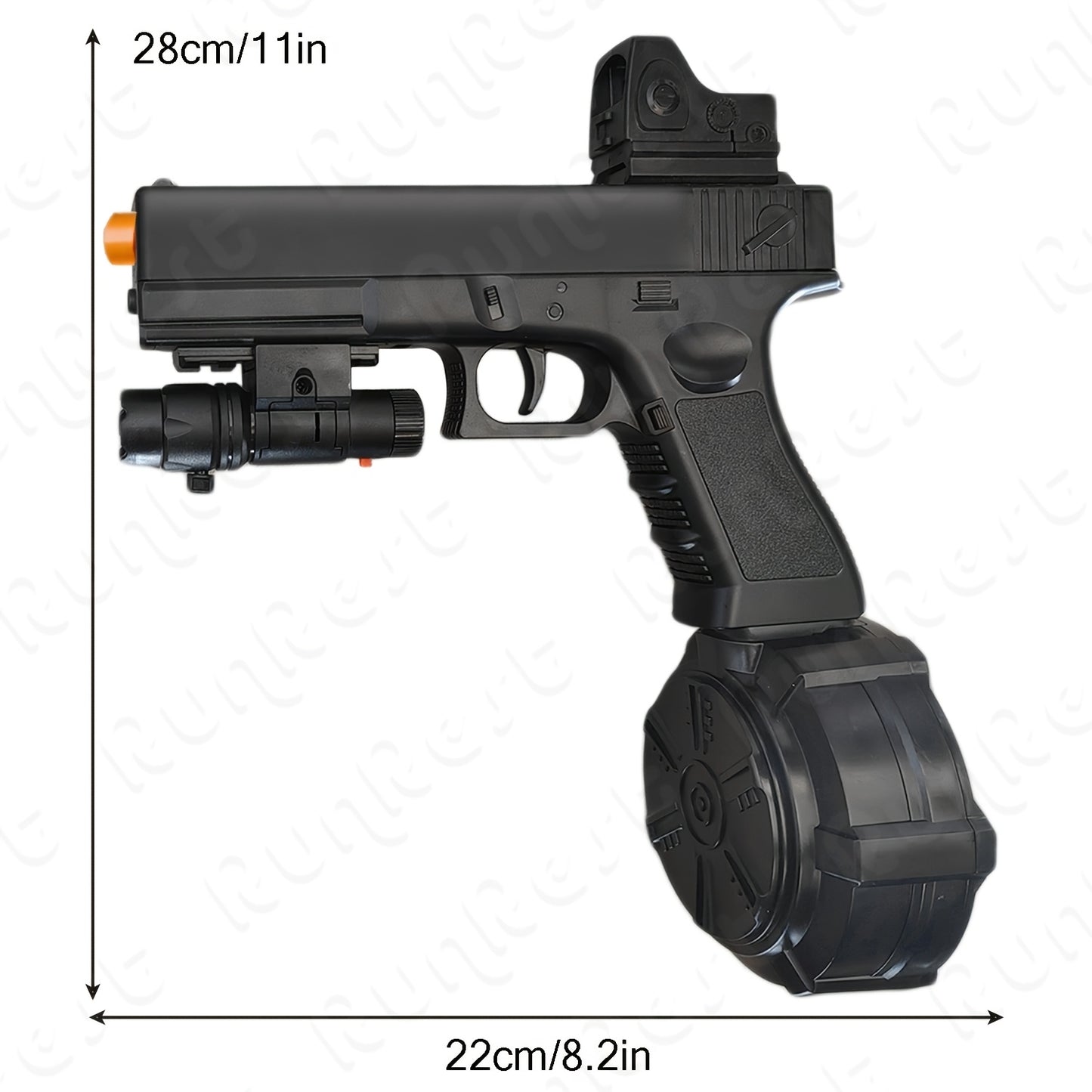 New Electric Fully Automatic Shooting Toy Gun, Outdoor Sports Interactive Game Toy, Rechargeable Portable Gun Toy, Long Battery Life - Suitable For Outdoor And Indoor Team Collaboration Game Toys. Halloween, Christmas, Birthday Party Gifts