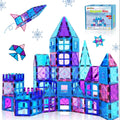Magnetic Tile 3D Toy Suitable for Boys And Girls' Education, Magnetic Building Blocks for Girls' Toys, Princess Castle Birthday Gift