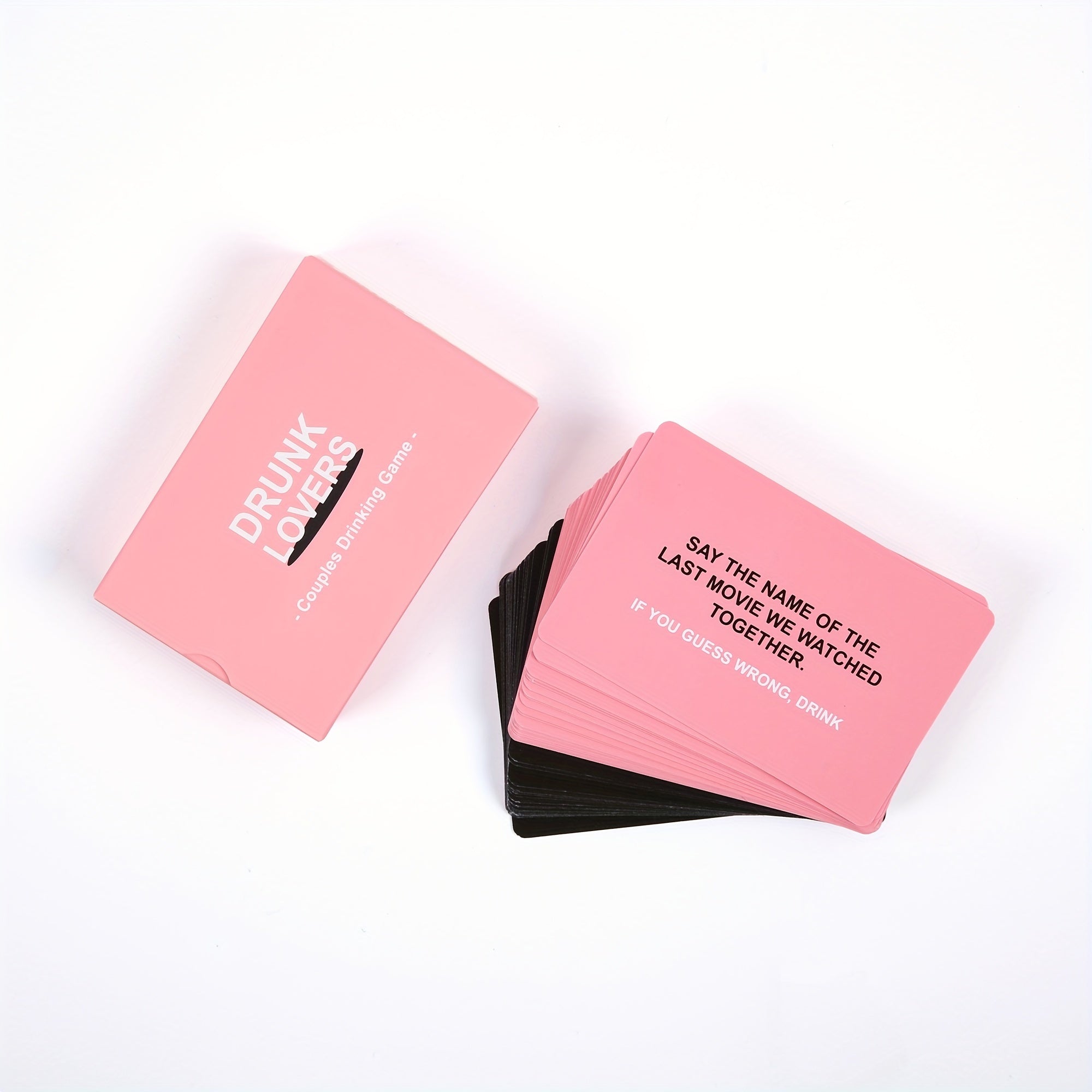 DRUNK LOVERS - Couple Game For Date Night, 54 Game Cards, Couple Party Cards Entertaining Game For Promoting Relationship, Board Game Perfect Anniversary, Valentine'S Day & Wedding Gift For Couples