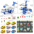 Home Kids Airplane Car Toys Simulation Inertia Aircraft Music Stroy With Light Passenger Plane Diecasts Kids Educational Toy