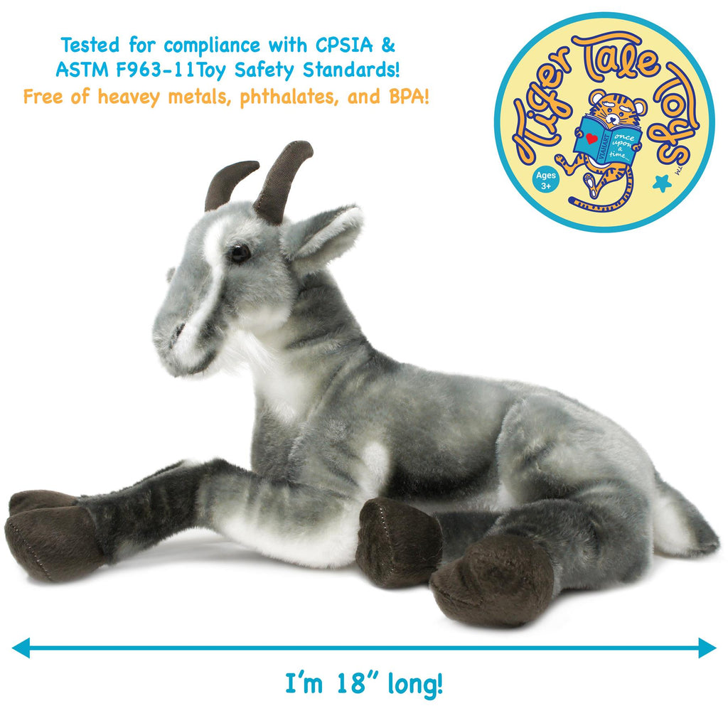 Patrick the Pygmy Goat - 18 Inch Stuffed Animal Plush - By Viahart