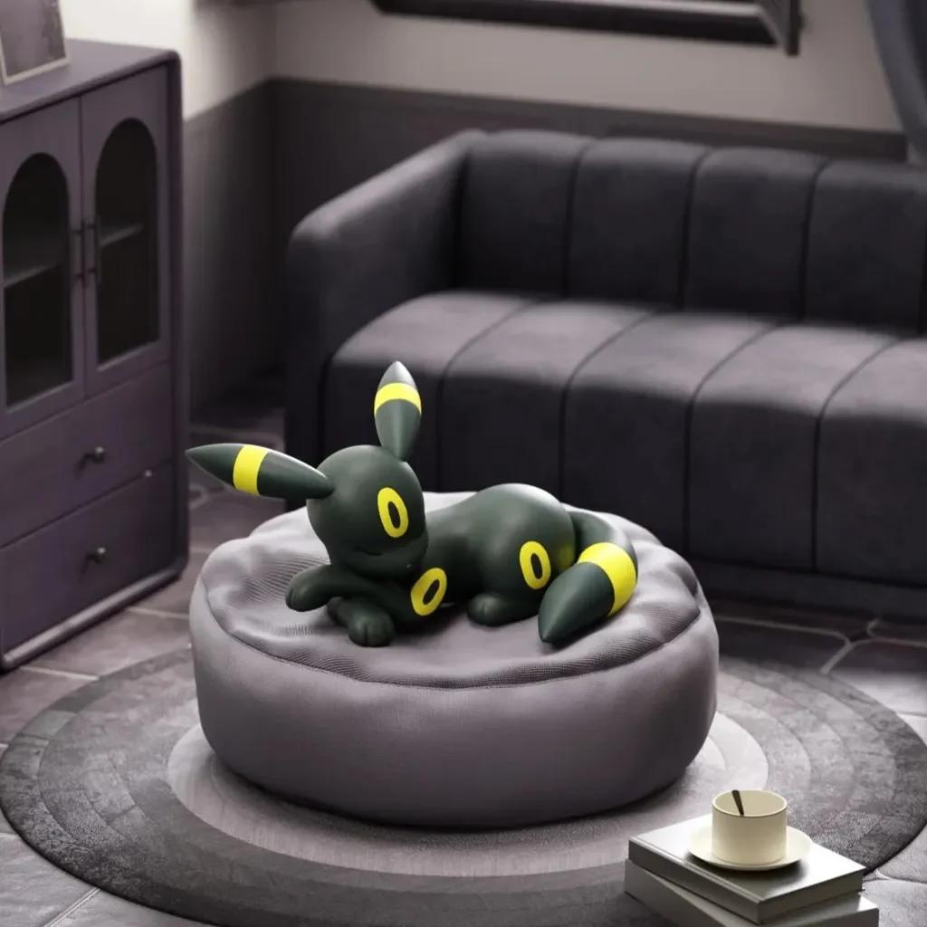 [CN] Pokemon Sleepy Pose Eevee Blind Box Eeveelutions Blind Box - Cute Kawaii Eeveelutions Sleep Pose Figures- Vaporeon Sylveon Espeon Umbreon Leafeon Glaceon - Desktop Ornament Mystery Toy - Simplified Chinese