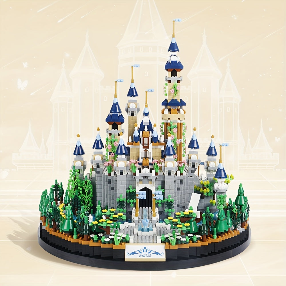 3600pcs Princess Castle Building Blocks | Construction Toys, Gift Box, Ideal for Valentine'S Day, Easter, Thanksgiving, New Year Birthday Gifts, Educational and Decorative, Small/ Size, Theme, Home and Room Decor