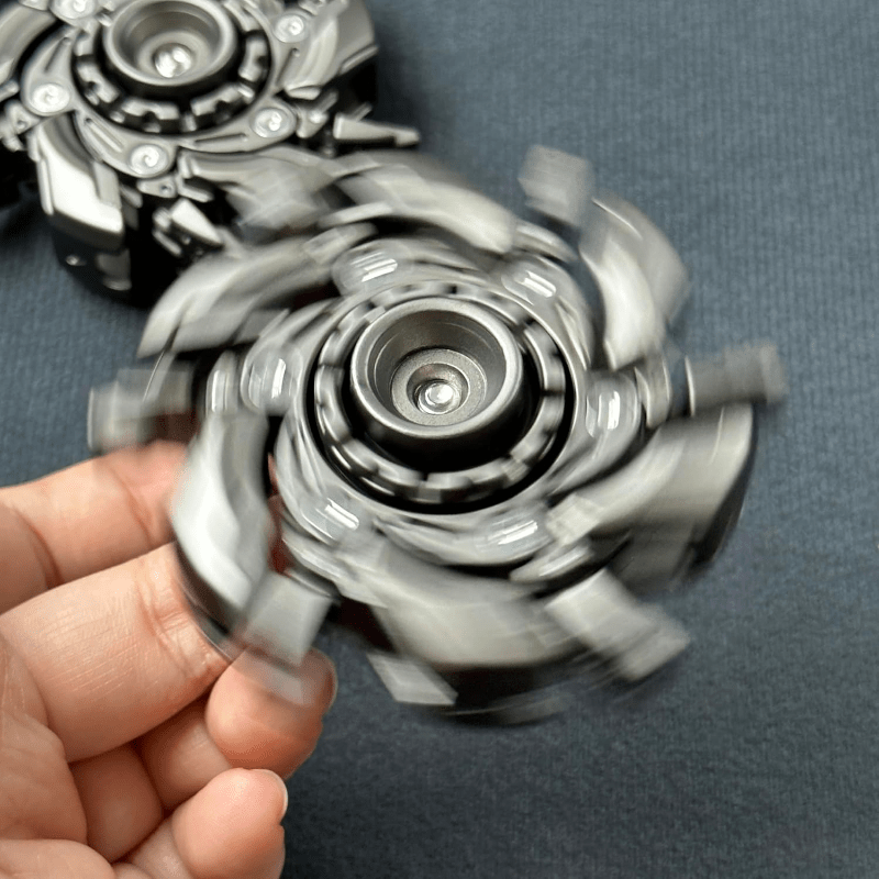 COSSIFY Metal Daily Stress Relief Toy Set - Fidget Spinner Theme: Portable Stress Relief Spinner, Cool Decompression Toy, Anxiety Relief Tool, Creative Design, Exquisite Craftsmanship, Relaxation And Focus Aid for Teens, Best Mini Metal Toy for Men