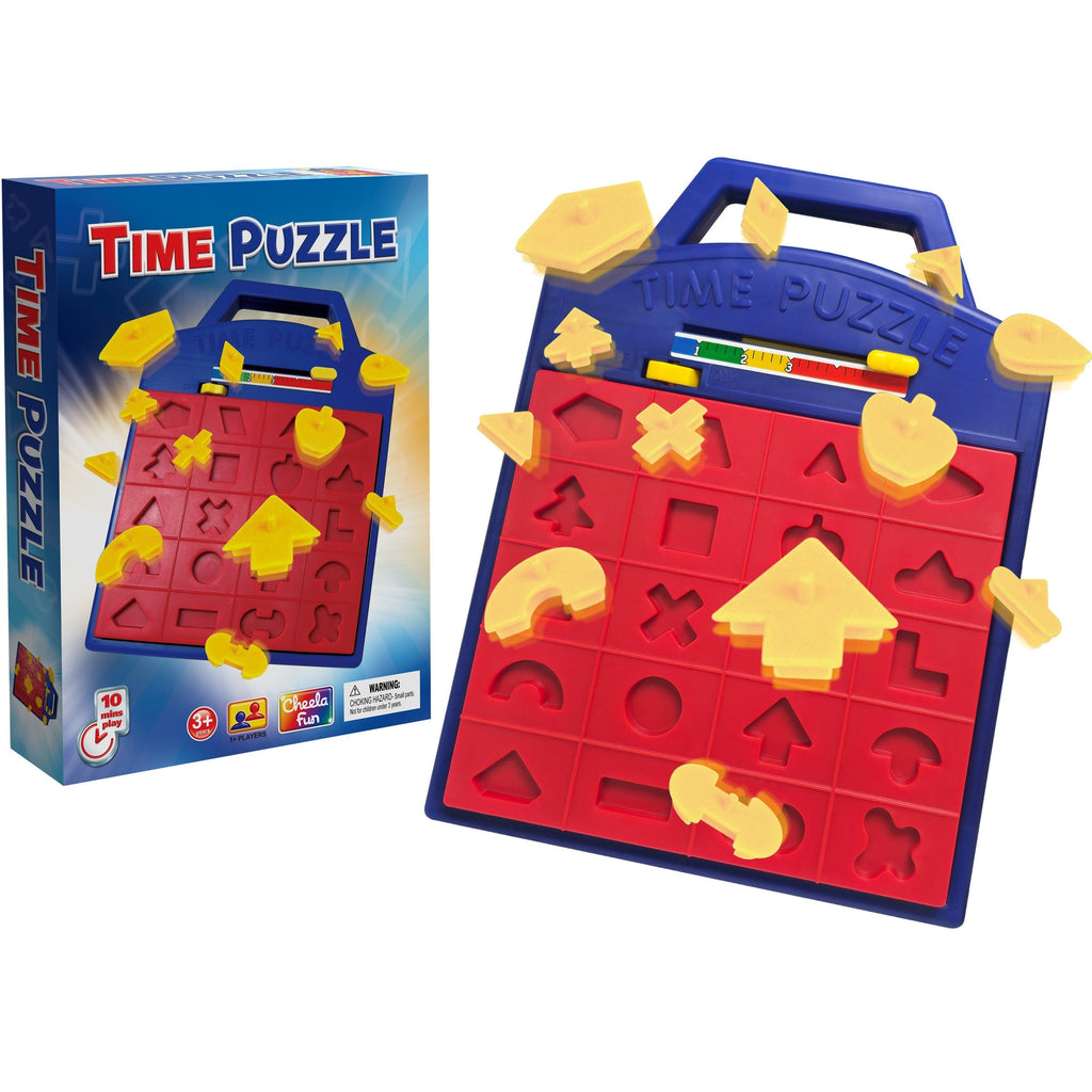 Cheela Fun Puzzle Game, Toys for Kids with Shape Puzzles, Interactive Pop-Up Board Games for Hand-Eye Coordination, Matching Puzzle Board Game, Classic Educational Board Game, Ideal for Birthday And Christmas Presents