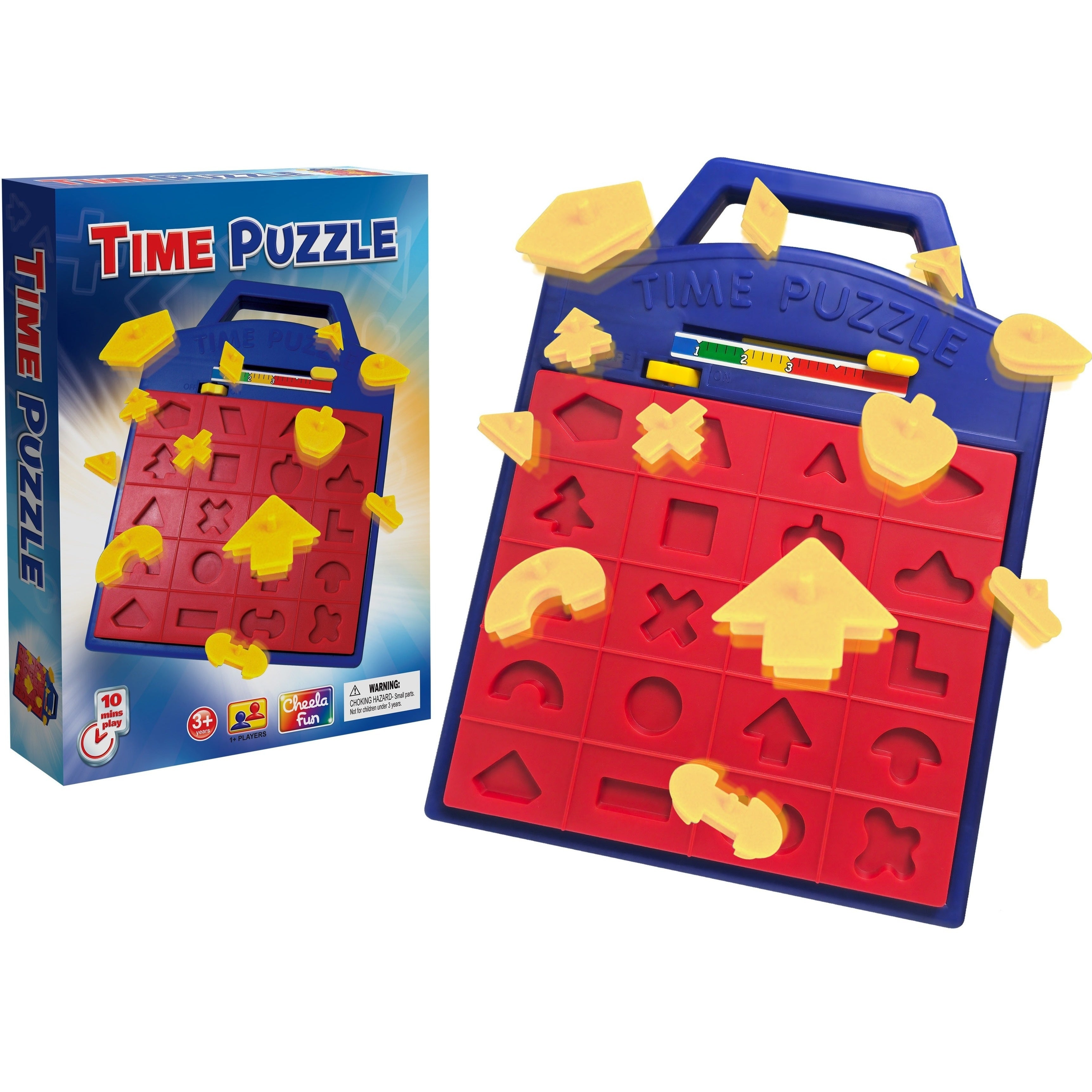 Cheela Fun Puzzle Game, Toys for Kids with Shape Puzzles, Interactive Pop-Up Board Games for Hand-Eye Coordination, Matching Puzzle Board Game, Classic Educational Board Game, Ideal for Birthday And Christmas Presents