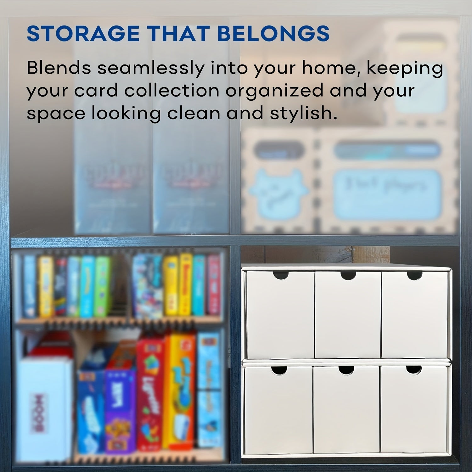Trading Card Storage Box, Cards Storage Box With 80 Dividers, Card Boxes For Sports Card, Baseball, TCG, Playing Cards, Plastic Protector For Card, 12 Drawer