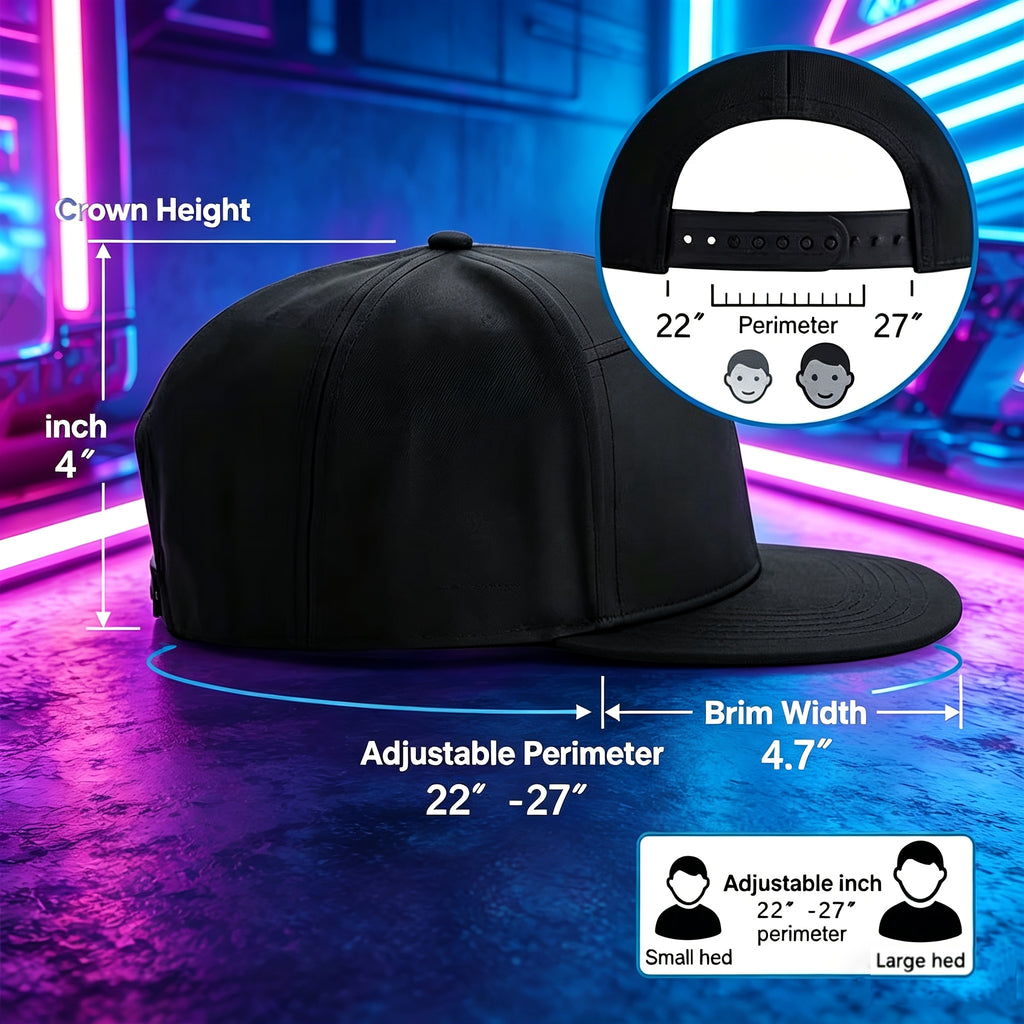 4Th of July Decor: 2026 New LED Hat, Controlled Via Multilingual App for Editing of Lights (Text, Music, Images, Drawings), Suitable for Parties, Club Dance Voting, a Cool And Trendy Gift, Suitable for Boys And Girls, Father'S Day Gift