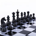 Magnetic Chess Folding for Easy Storage Magnetic Checkerboard Magnetic Chess Mini Portable Chess, Without Battery