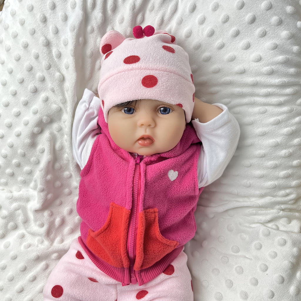 Reborn Baby Dolls 22Inch 55Cm Realistic Newborn Bebe Girl Soft Vinyl Vinyl Baby Dolls Toy with Plush Pink Giraffe for Kids Christmas Gift