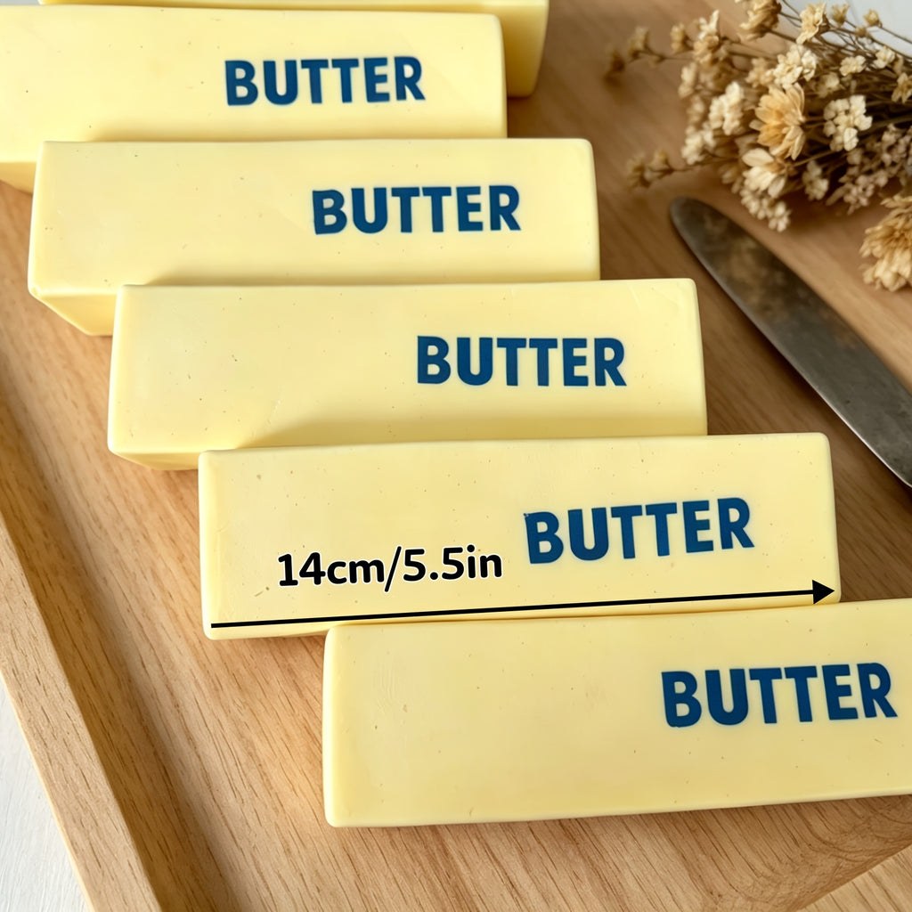 Simulated Butter Squishy Toys, Super Slow Rebound Fidget Toy for Relax, Work Decompression, Super Wet, Perfect for Daily & Party Gift.