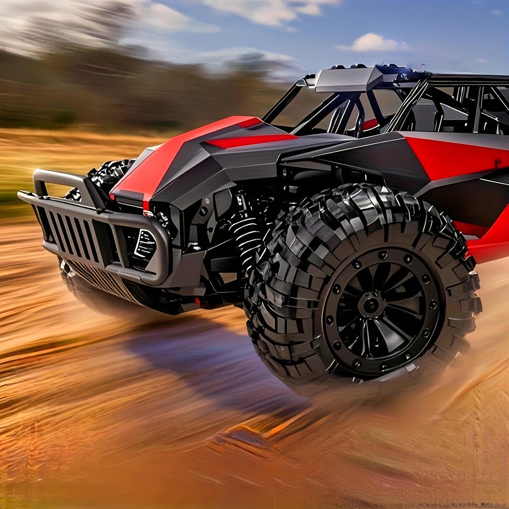 New All-terrain Off-road Vehicle, Equipped With A Battery And Colorful LED Lights, Is Suitable For All-terrain Off-roving. It Is A High-speed And Cool Lighting Off-road Vehicle, The Best Birthday Gift For Boys And Girls, And The Best Choice For Hall