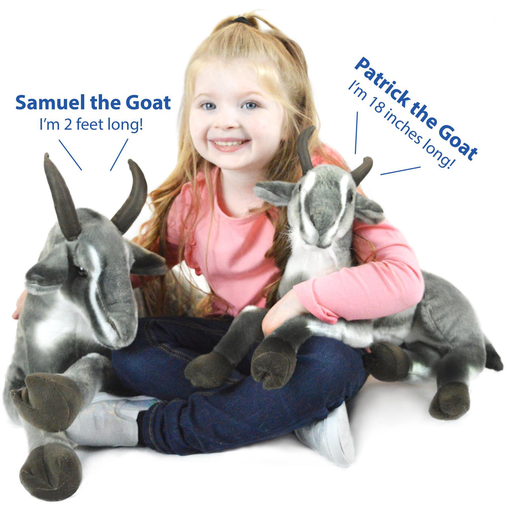 Patrick the Pygmy Goat - 18 Inch Stuffed Animal Plush - By Viahart