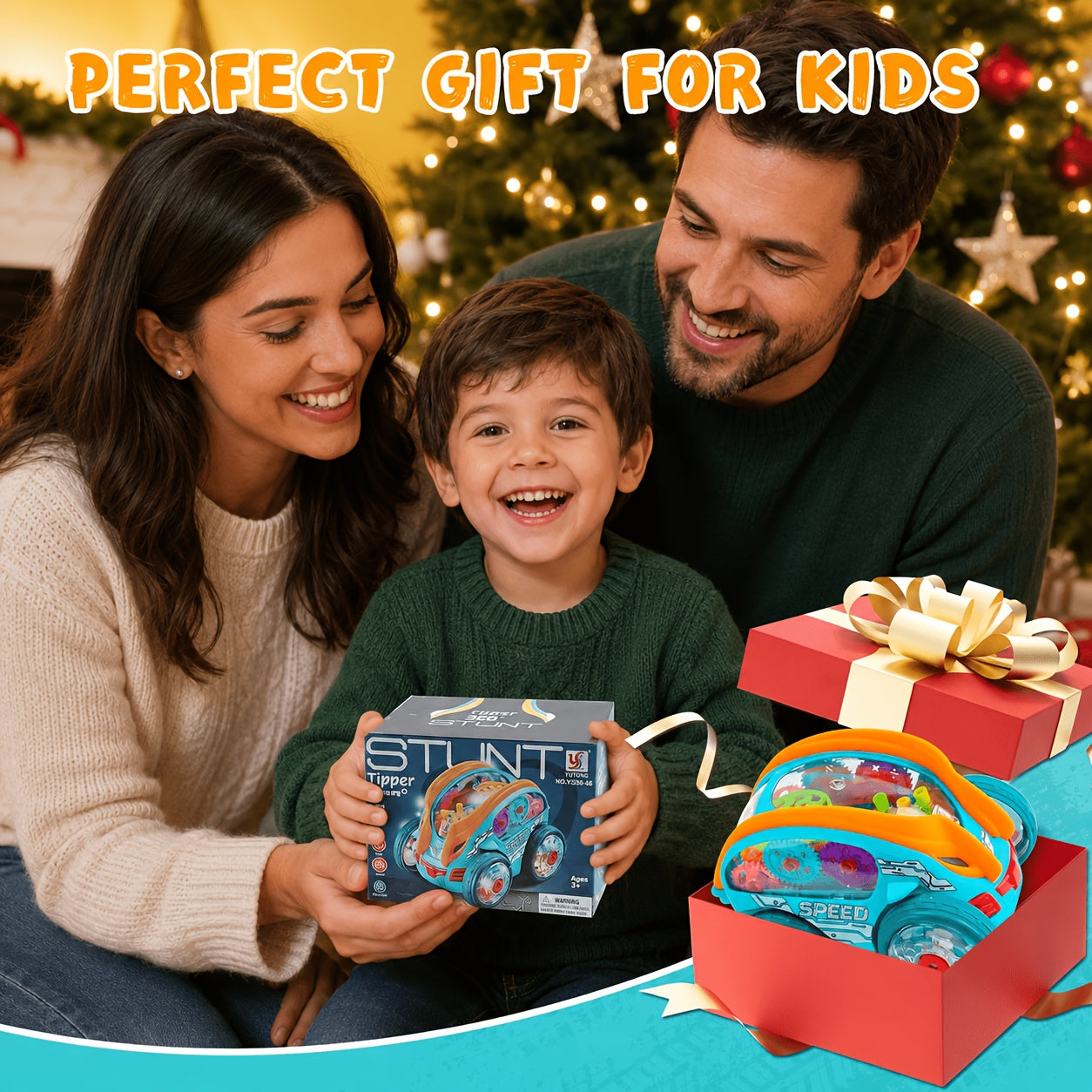 New 2026 Automatic Dump Truck, Colorful Lighting And Music Toy Car, Automatic Rolling, a Very Interesting Toy, Birthday And Christmas Gifts, Thanksgiving Gifts, Halloween Gifts, Party Gifts (Batteries Not Included)