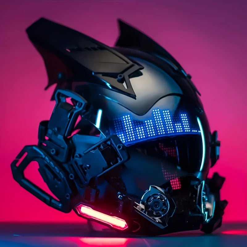 Cyberpunk Masks, Black Mask Additions, Halloween Role-Playing Photo Props, Bar Clubs, Party Supplies, Stage Performances, Gifts And Collectibles, Role-Playing, Bar Club Party Supplies, Ideal Choice for Gifts