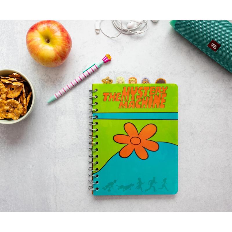 Scooby-Doo Mystery Machine 5-Tab Spiral Notebook With 75 Sheets