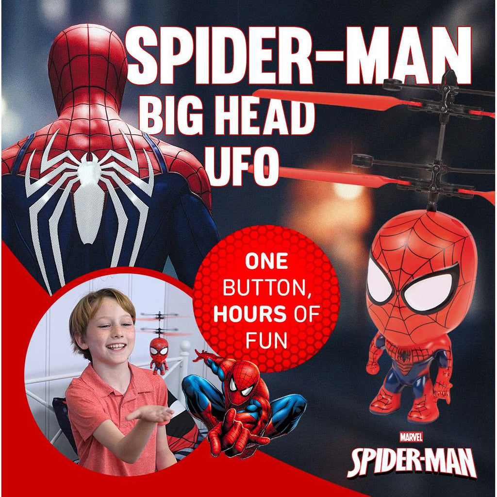 Marvel 3.5 Inch Spider-Man Flying Figure IR Helicopter