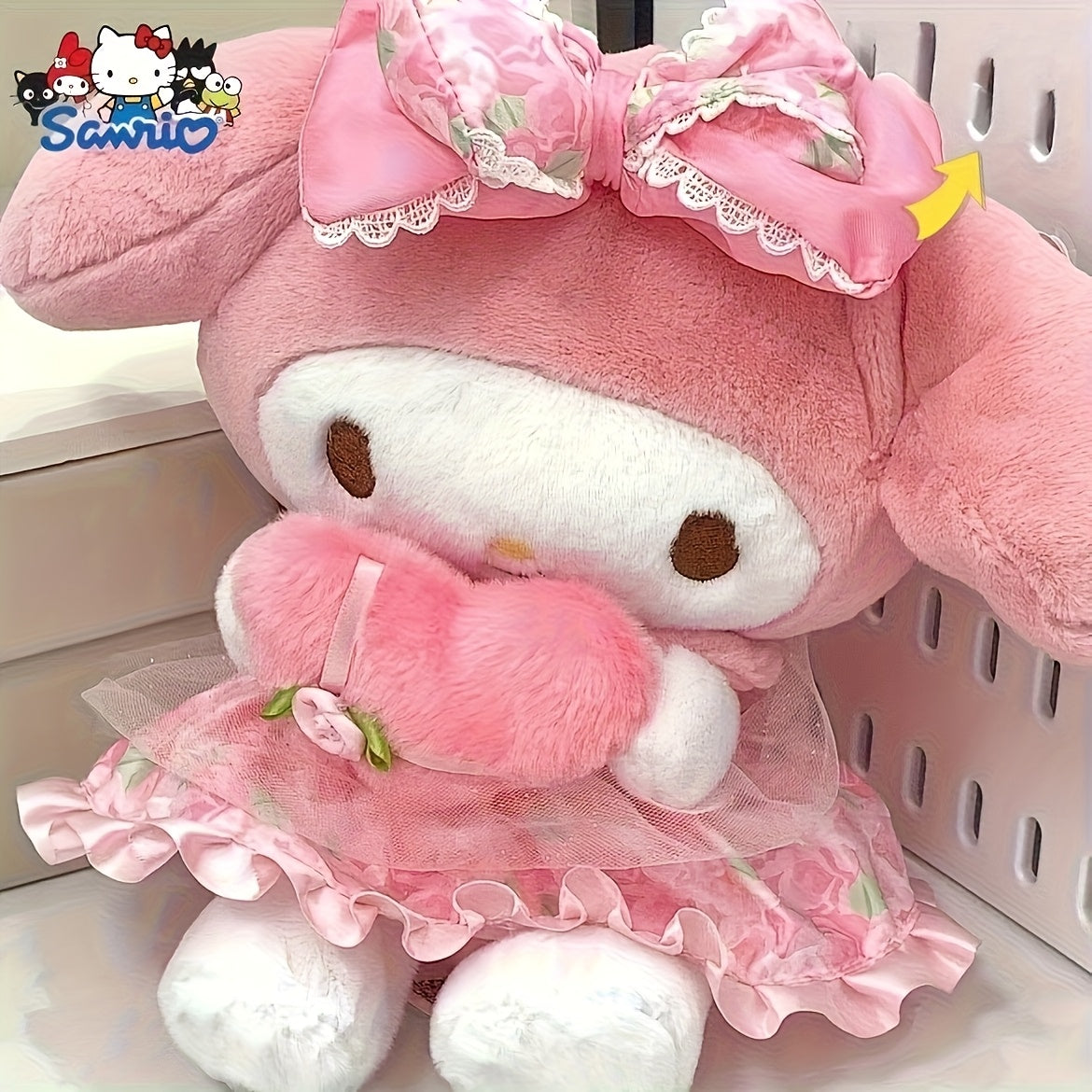 1pc Sanrio Hello Kitty Meileti Kuromi 11.81inch Oversized Plush Toy Cute Cartoon Decompression Toy Home Decoration Holiday Birthday Gift