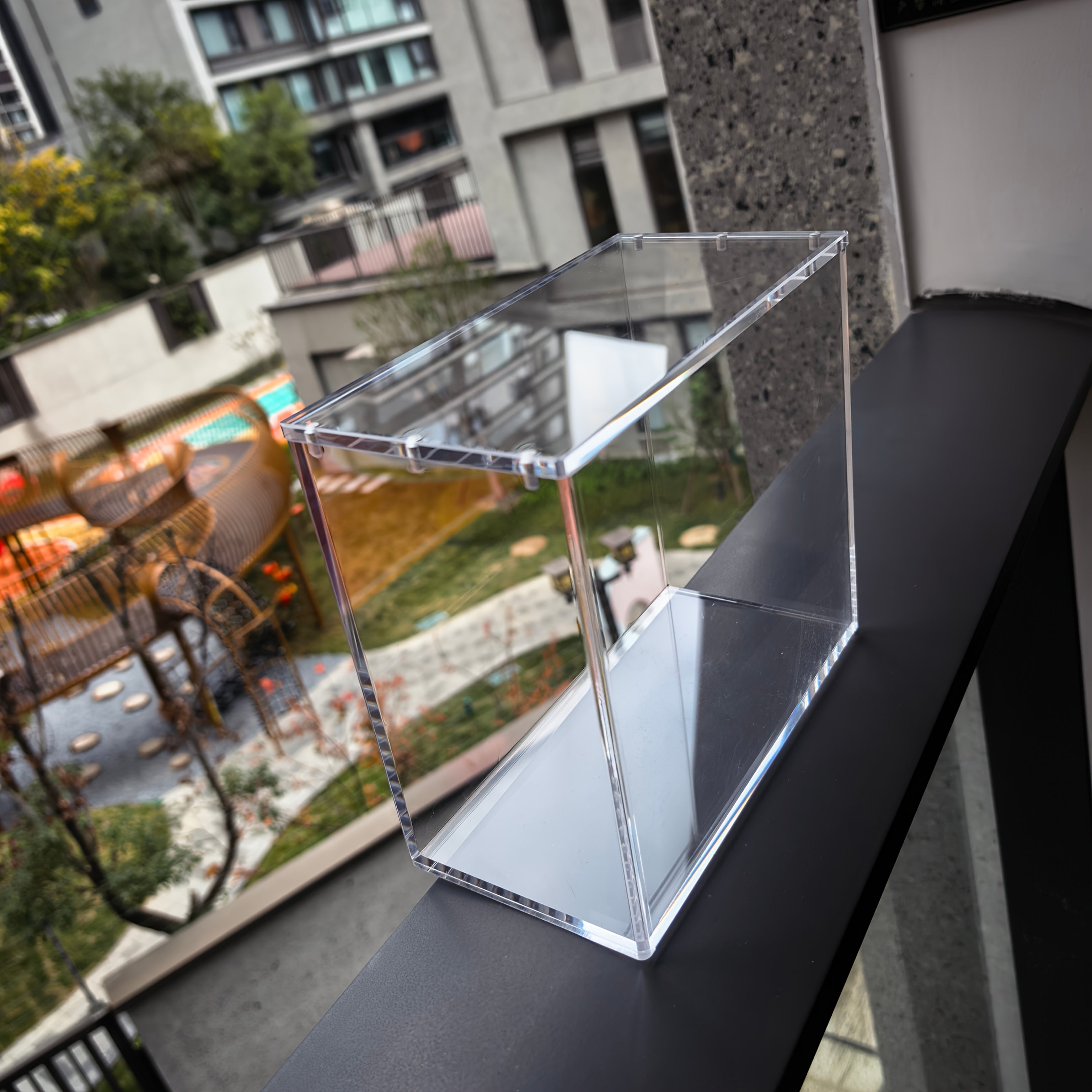 Acrylic Case, Rounded Corner Design, Self-closing Cover, UV Protection, Upgraded Packaging