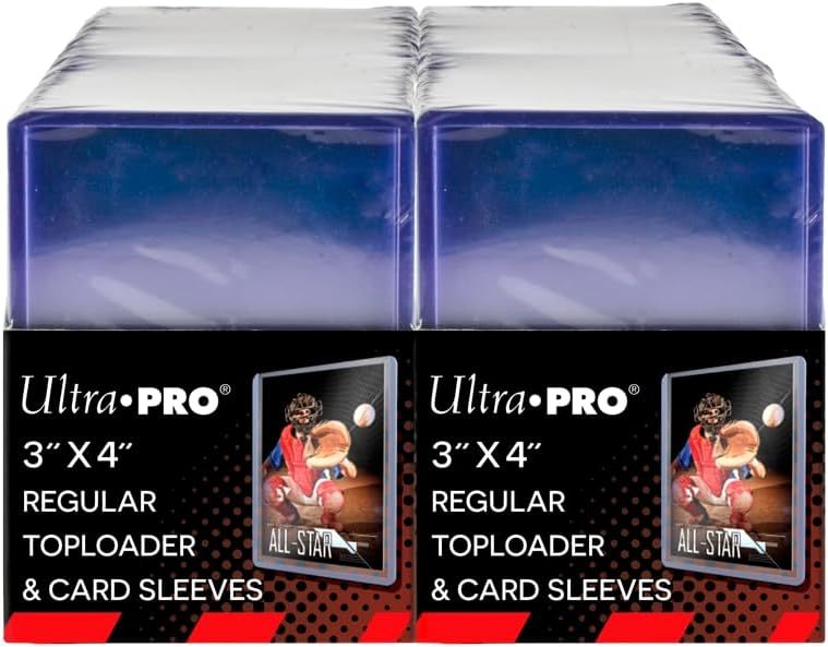 200 Ultra PRO 3" x 4" Clear Regular Top loads for Cards with Card Sleeves Bundle