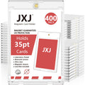 [400/200/100/50/25 Packs Magnetic Card Holders] - Protective Sleeves with Hard Plastic Construction, 35Pt Thick Card Case Protector for Baseball And Trading Cards, Perfect Christmas And Halloween Gifts