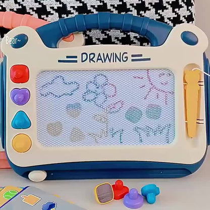 Drawing Board Toys, Learning Toys for Early Childhood Education, Perfect Birthday Gifts for Boys And Girls, Easter/ Day Gifts: Upgraded Version 4 Stamps And 1 Paintbrush, Basic Version Without Stamps
