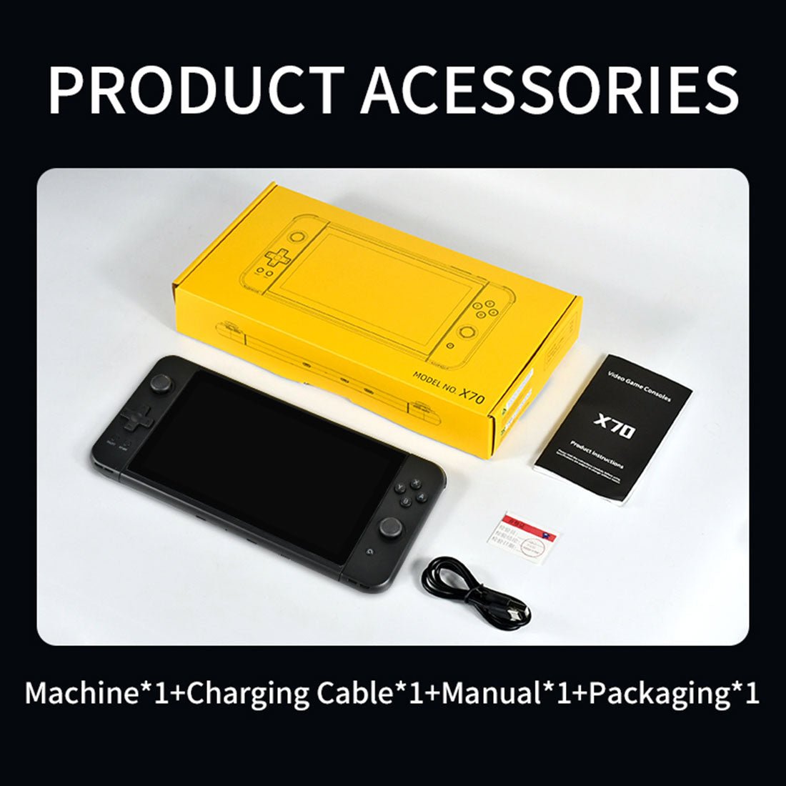 Powkiddy X70 Retro Handheld Game Console