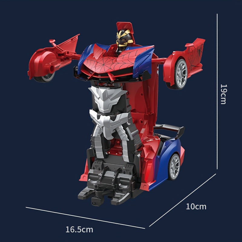 Transforming Remote Control Car Robot, R/C Car Toy, One-Button Deformation, Children's Day Gifts, 1:18 Scale 360°Rotating Drifting, Toys Suitable for Kids Over 3+ Years Old, Educational Toy, Birthday