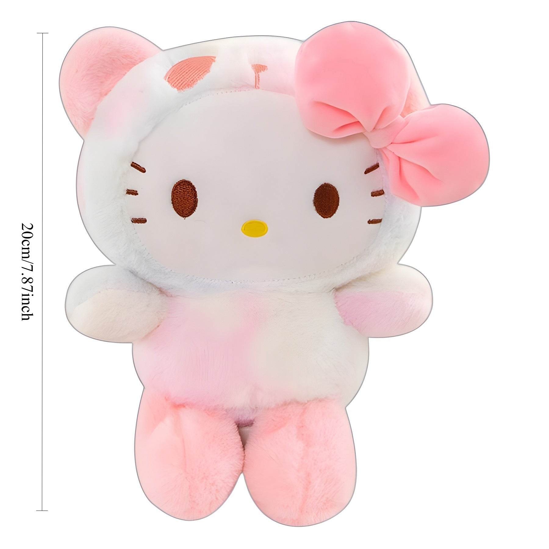 () Sanrio 5pcsKawaii Hello Kitty, Kuromi, Melody, and Gudetama Tie-Dye Plush Toys Ideal for Room Decor, Birthday Gifts, and Holiday Presents for Christmas, Thanksgiving, Halloween, and More.