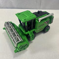 Agricultural Engineering Vehicle Simulation Model, Green Inertia Toy Wheat Harvester, Battery-Free Design, Suitable for Boys And Girls Aged 3 And Up