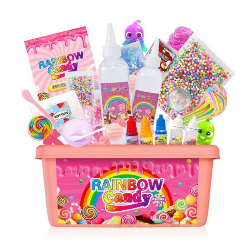 Daltack'S Ice Cream And Lollipop Slime Set Toys Are Unique Novelties Suitable for Themed Party Games During Various Holidays Like Christmas, Halloween, And Easter