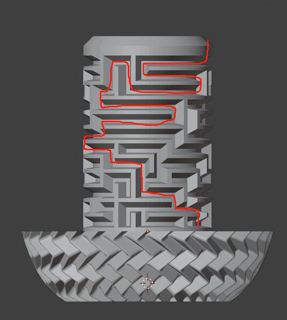 3D Cash Maze Present Container, Festive Gift Box, Decorative Storage Items, 3D Printed Present Box, Suitable for Christmas, Halloween, And Easter
