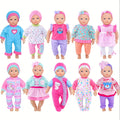10 Sets of Uniquely Designed Outfits Specifically for 10 to 12-Inch Dolls (Dolls Not Included)