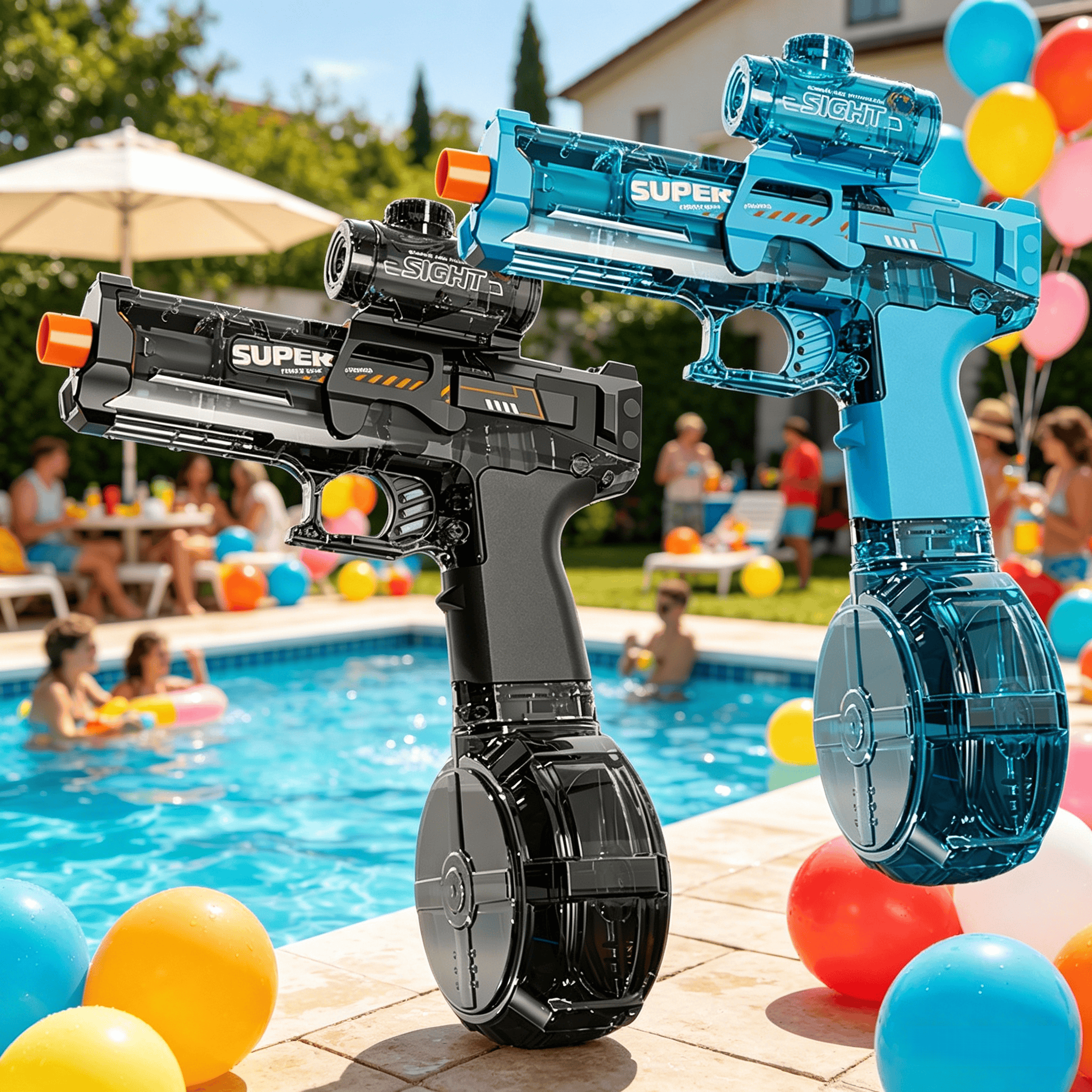 2/1pc Kids Luminous Automatic Water Spray Toy with Sound, Outdoor Water Play Set for Beach And Pool Parties, Fun Summer Water Games for Boys And Girls Multi-Item Party Favor Packs