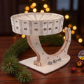 3D Wooden Perpetual Motion Puzzle - Mechanical Model Kit with Metal Balls, Brain Teaser Educational Toy for Adults, Unique Gift for Birthday And Christmas