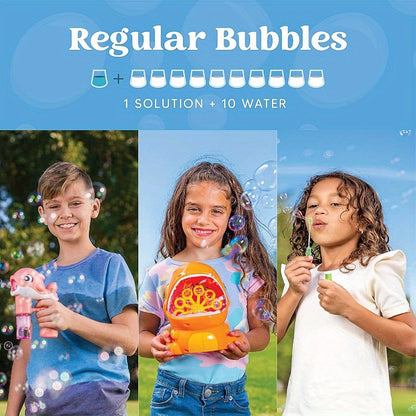 SYNCFUN 2 Bottles Bubbles Refill Solutions 64oz, Bubble Concentrated Solution Suitable for Bubble Machines, Blowers, Wands, Blowers, Easter Party Packs, Party Activities, Suitable for Parks, Weddings