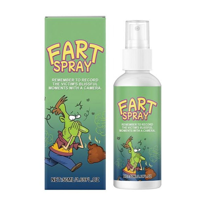 Funny Prank Fart Spray, a Must-have Spray for Parties and Pranks. This Odor Spray Has a Realistic Smell, Making It a Hilarious Prop, Prank Toy, and Game. A Fun and Novel Gag Gift, Perfect for April Fool's Day Pranks.