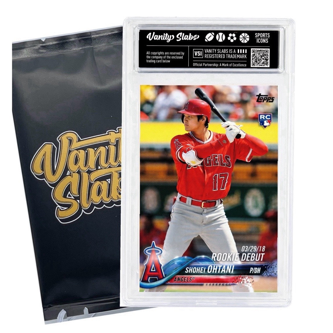 Random Trading Card Hit Slab | Pokémon, Panini, or Topps Random Card Included | Perfect Gift for Kids & Collectors!