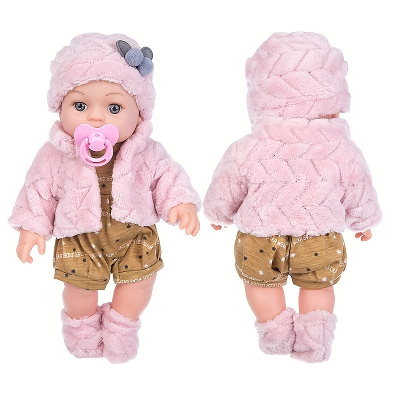 30cm/12inch Reborn Doll with Set Hat Socks Pacifier, Children Toys, Festival Gift