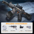 Electric Water Gun for Kids Ages 3-6, Auto Squirt Guns Toys, Large Tank with Sound & Light, Summer Outdoor Pool Beach Party Toys. Birthday Gifts for Boys Girls.