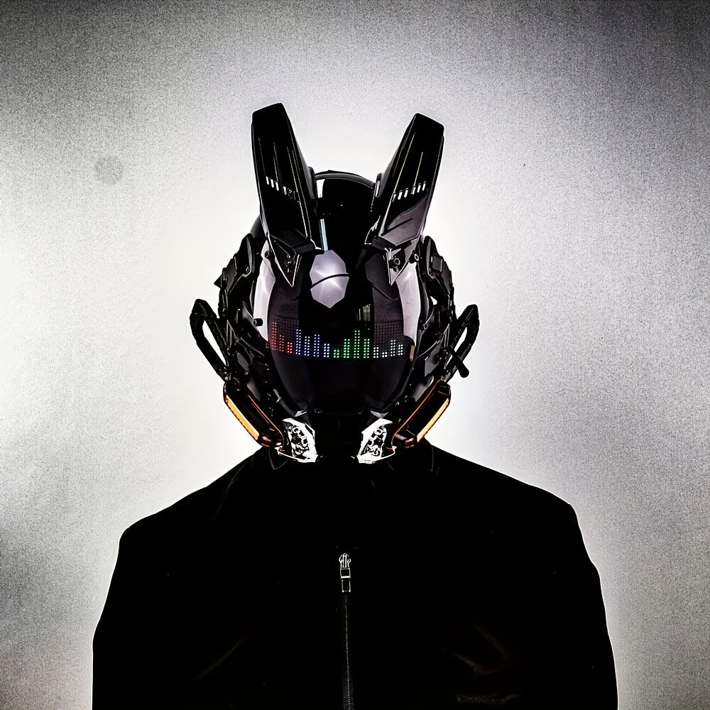 Cyberpunk Masks, Black Mask Additions, Halloween Role-Playing Photo Props, Bar Clubs, Party Supplies, Stage Performances, Gifts And Collectibles, Role-Playing, Bar Club Party Supplies, Ideal Choice for Gifts