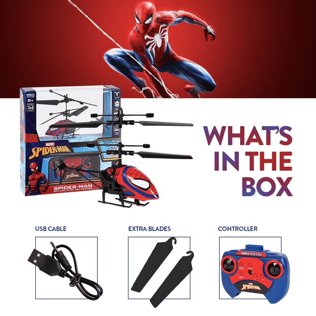 Marvel Spider-Man 2CH IR Helicopter