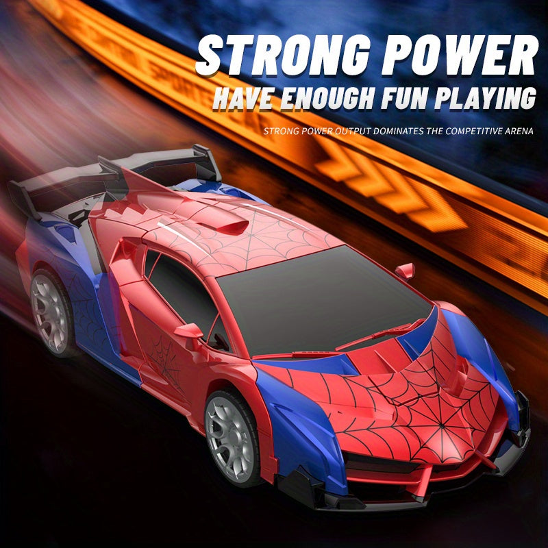 Transforming Remote Control Car Robot, 1:18 Scale R/ C Toy Car, One-Button Deformation 360°Rotating Drifting, Toys Suitable for Kids Over 3+ Years Old, Birthday Gift, Educational Toys