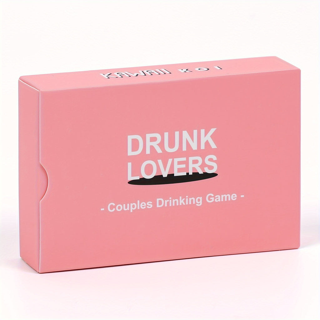 DRUNK LOVERS - Couple Game For Date Night, 54 Game Cards, Couple Party Cards Entertaining Game For Promoting Relationship, Board Game Perfect Anniversary, Valentine'S Day & Wedding Gift For Couples