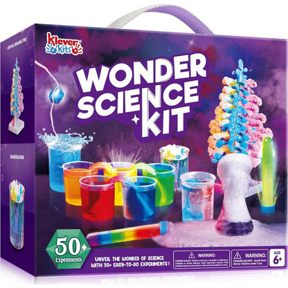 Over 50 Educational Experiments for Children, Including Wonder Science Kits And Assorted Party Favor Packs. Features a Crystal Tree Growing Kit And STEM Activities with Laboratory Science Toys