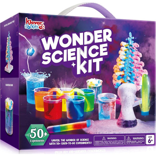 Over 50 Educational Experiments for Children, Including Wonder Science Kits And Assorted Party Favor Packs. Features a Crystal Tree Growing Kit And STEM Activities with Laboratory Science Toys