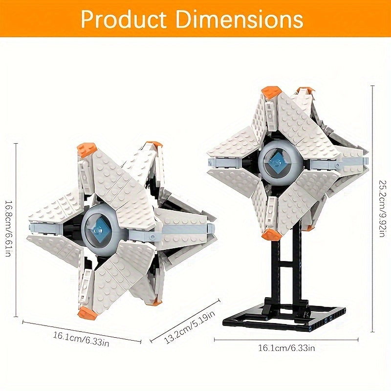 378pcs Shell Building Block Models, Universal Shell Building Playset with Display Stand, Compatible with Building Block, Lightfall Model Toy for Teens, Adults, Game Fans, The Best Christmas Gift