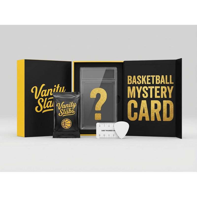 Basketball Collectible Random Card in Display Slab | Rookies, Stars, Autographs or Inserts Guaranteed | Panini & Topps Included | Perfect Gift for Kids & Collectors