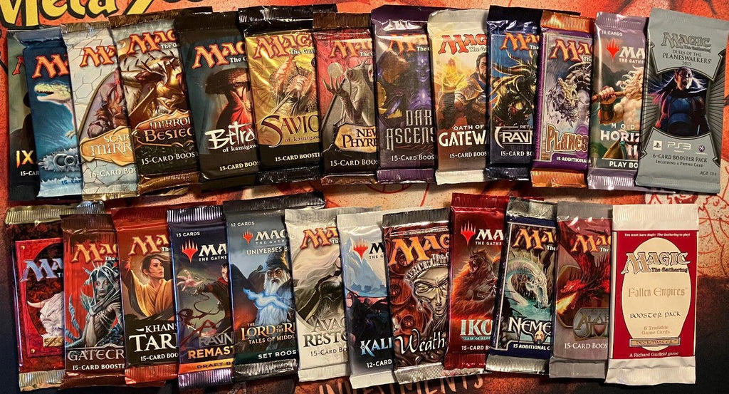 4 Assorted Magic The Gathering Booster Packs